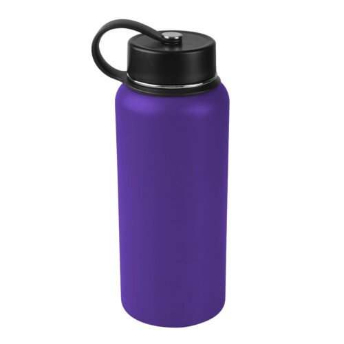 Tahoe Trails 32 oz Double Wall Vacuum Insulated Stainless Steel Water Bottle, Purple